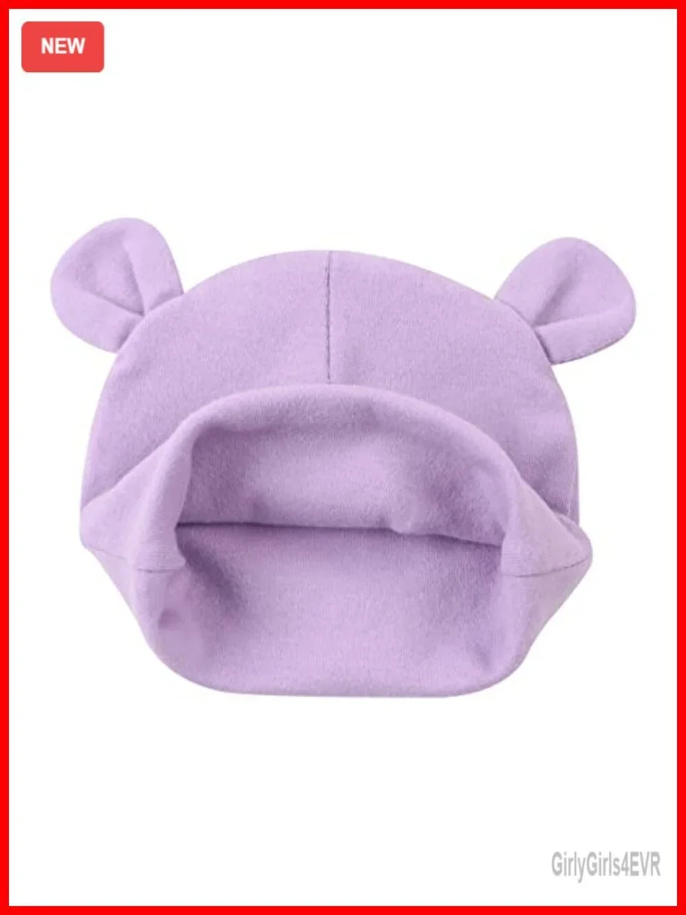 Newborn Infant Solid Cotton Beanie Hat 0-12 Months Winter Stretchy
